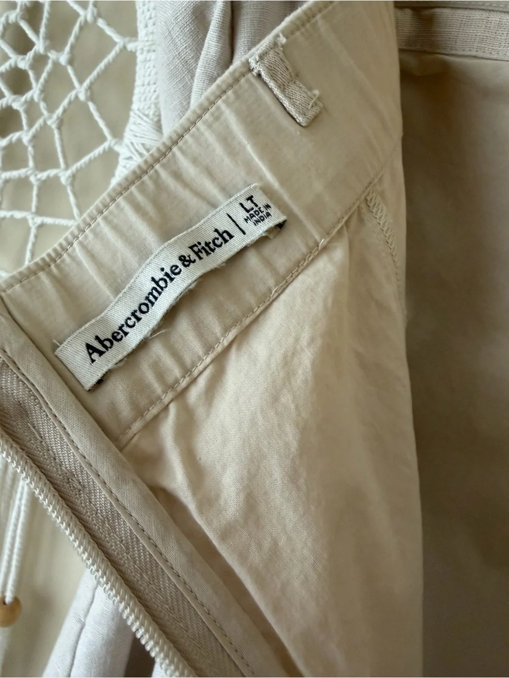 Abercrombie & Fitch Beige Strapless Maxi Dress Tall